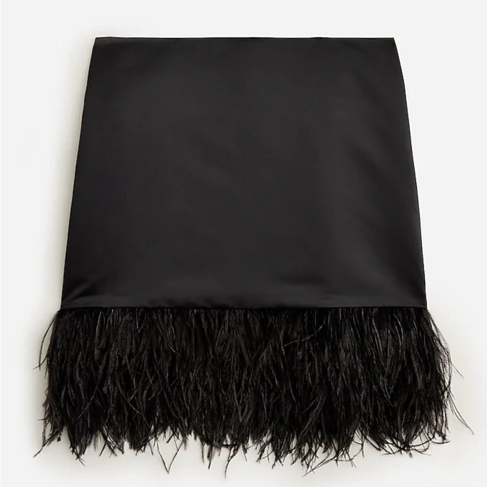 J crew feather skirt